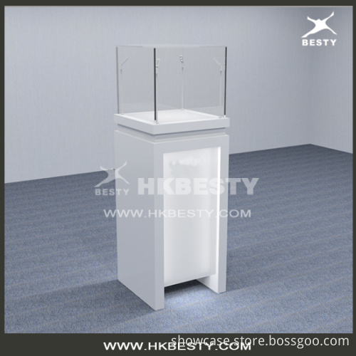 Tempered glass jewelry display stand